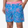 imageReef Mens Reno Elastic Waist ShortBrilliant Blue Sorley Printed