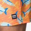 imageReef Mens Reno Elastic Waist ShortDusty Orange Sorley Printed
