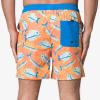 imageReef Mens Reno Elastic Waist ShortDusty Orange Sorley Printed