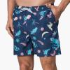 imageReef Mens Reno Elastic Waist ShortInsigna Blue Myers Printed
