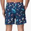 imageReef Mens Reno Elastic Waist ShortInsigna Blue Myers Printed