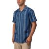 imageREEF Mens Camp Fit Woven Short Sleeve TeeInsigna Blue Tucker 