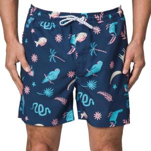 imageReef Mens Reno Elastic Waist ShortInsigna Blue Myers Printed