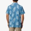 imageReef Mens Ryder Ss WovenParisian Blue Kenji Terry