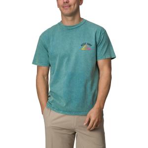 imageReef Mens Palmer Ss KnitTurqWhte Grim