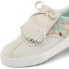 imageREEF Onshore Pebble Mens Golf Shoe Soft Cushion Footbed Spikeless Tread Outsole Bottle OpenerVintage White Floral