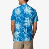 imageReef Mens Piston Tech PoloBrillant Blue Stillman