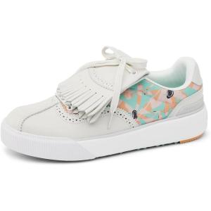 imageREEF Onshore Pebble Mens Golf Shoe Soft Cushion Footbed Spikeless Tread Outsole Bottle OpenerVintage White Floral