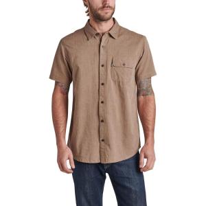 imageReef Mens Woven Poplin Short Sleeve TeeRain Drum Winfred