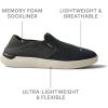 imageREEF Mens Neptune Slip On Shoe Lightweight ampamp Breathable Soft Cushion Footbed SneakerBlackWhite