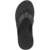 imageReef Mens Santa Ana Flip Flop Arch Support Water Friendly Non Marking OutsoleAll Black