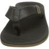 imageReef Mens Santa Ana Flip Flop Arch Support Water Friendly Non Marking OutsoleBlack