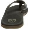 imageReef Mens Santa Ana Flip Flop Arch Support Water Friendly Non Marking OutsoleBlack