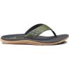imageReef Mens Santa Ana Flip Flop Arch Support Water Friendly Non Marking OutsoleGeo OliveGum