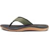 imageReef Mens Santa Ana Flip Flop Arch Support Water Friendly Non Marking OutsoleGeo OliveGum