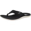 imageReef Mens Santa Ana Flip Flop Arch Support Water Friendly Non Marking OutsoleGrey White