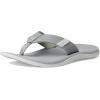 imageReef Mens Santa Ana Flip Flop Arch Support Water Friendly Non Marking OutsoleGreyLight Grey