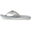 imageReef Mens Santa Ana Flip Flop Arch Support Water Friendly Non Marking OutsoleGreyLight Grey