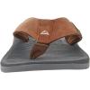 imageReef Mens Santa Ana Flip Flop Arch Support Water Friendly Non Marking OutsoleGreyTan