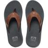 imageReef Mens Santa Ana Flip Flop Arch Support Water Friendly Non Marking OutsoleGreyTan