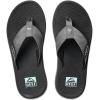 imageReef Mens Santa Ana Flip Flop Arch Support Water Friendly Non Marking OutsoleGunmetalOcean