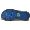 imageReef Mens Santa Ana Flip Flop Arch Support Water Friendly Non Marking OutsoleGunmetalOcean
