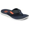imageReef Mens Santa Ana Flip Flop Arch Support Water Friendly Non Marking OutsoleNavyWhiteOrange