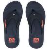 imageReef Mens Santa Ana Flip Flop Arch Support Water Friendly Non Marking OutsoleNavyWhiteOrange