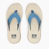 imageReef Mens Santa Ana Flip Flop Arch Support Water Friendly Non Marking OutsoleOatBlueGum
