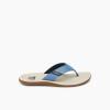 imageReef Mens Santa Ana Flip Flop Arch Support Water Friendly Non Marking OutsoleOatBlueGum
