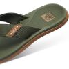 imageReef Mens Santa Ana Flip Flop Arch Support Water Friendly Non Marking OutsoleOliveGum