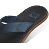 imageReef Mens Santa Ana Flip Flop Arch Support Water Friendly Non Marking OutsoleOrion Black