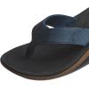 imageReef Mens Santa Ana Flip Flop Arch Support Water Friendly Non Marking OutsoleOrion Black