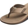 imageReef Mens Santa Ana Flip Flop Arch Support Water Friendly Non Marking OutsoleSand