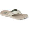 imageReef Mens Santa Ana Flip Flop Arch Support Water Friendly Non Marking OutsoleTanTanForest
