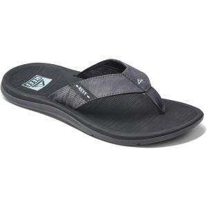 imageReef Mens Santa Ana Flip Flop Arch Support Water Friendly Non Marking OutsoleGunmetalOcean