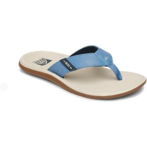 imageReef Mens Santa Ana Flip Flop Arch Support Water Friendly Non Marking OutsoleOatBlueGum