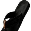 imageREEF Cushion Threads Womens Flip Flop Ultra Soft Cushion Footbed Arch SupportBlack
