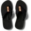 imageREEF Cushion Threads Womens Flip Flop Ultra Soft Cushion Footbed Arch SupportBlack