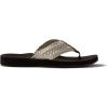 imageREEF Cushion Threads Womens Flip Flop Ultra Soft Cushion Footbed Arch SupportVintage White