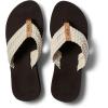 imageREEF Cushion Threads Womens Flip Flop Ultra Soft Cushion Footbed Arch SupportVintage White