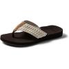 imageREEF Cushion Threads Womens Flip Flop Ultra Soft Cushion Footbed Arch SupportVintage White
