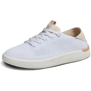 imageREEF Neptune Womens Shoe Lightweight ampamp Breathable Stretch Knit Upper Soft Cushion FootbedWhiteVintage