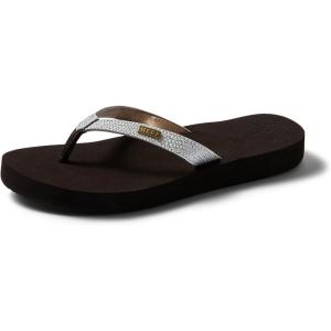 imageREEF Womens Star Cushion Sassy SandalBrownWhite