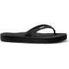 imageREEF Cushion Luna Womens Flip Flop Ultra Soft Cushion Footbed Arch SupportBlackBlack