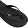imageREEF Cushion Luna Womens Flip Flop Ultra Soft Cushion Footbed Arch SupportBlackBlack
