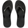 imageREEF Cushion Luna Womens Flip Flop Ultra Soft Cushion Footbed Arch SupportBlackBlack