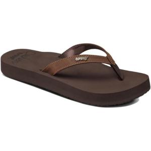 imageREEF Cushion Luna Womens Flip Flop Ultra Soft Cushion Footbed Arch SupportBrown