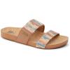 imageREEF Cushion Vista Womens Fashion Slide Sandal Vegan Leather Strap Ultra Soft Cushion FootbedBeachy Woven