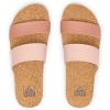 imageREEF Cushion Vista Womens Fashion Slide Sandal Vegan Leather Strap Ultra Soft Cushion FootbedCameo Rose Duo